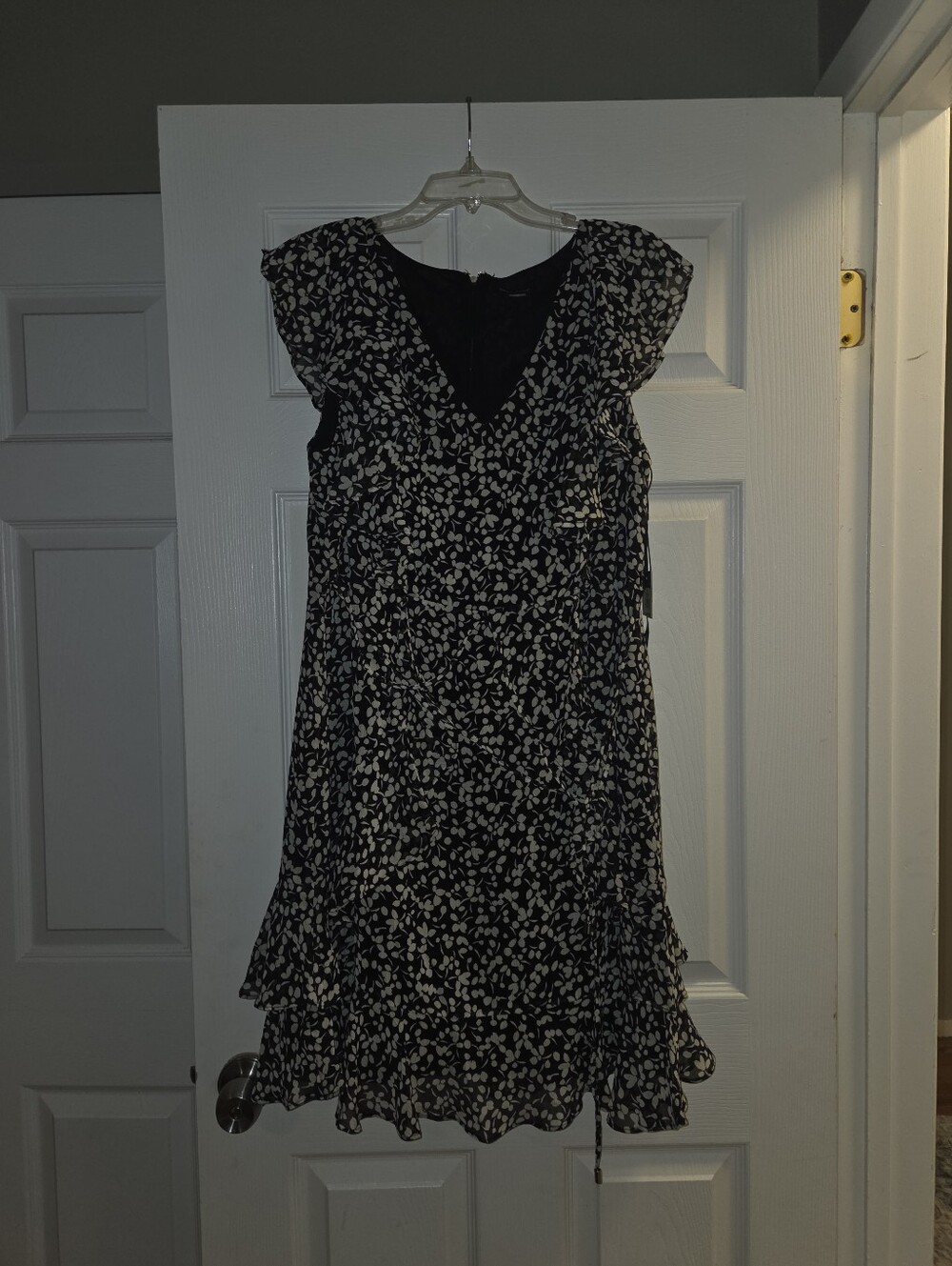 NWT Chiffon Ruffle Dress